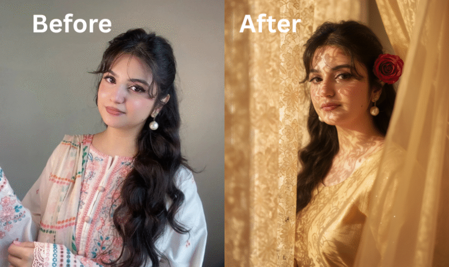 🌹 Dreamy Soft Portrait – Golden Lace Aesthetic in 4K Realism