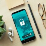 Cybersecurity concept for phishing smishing and vishing banking scams