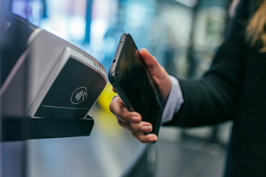 Mobile payment using a smartphone illustrating regular UPI and UPI Lite